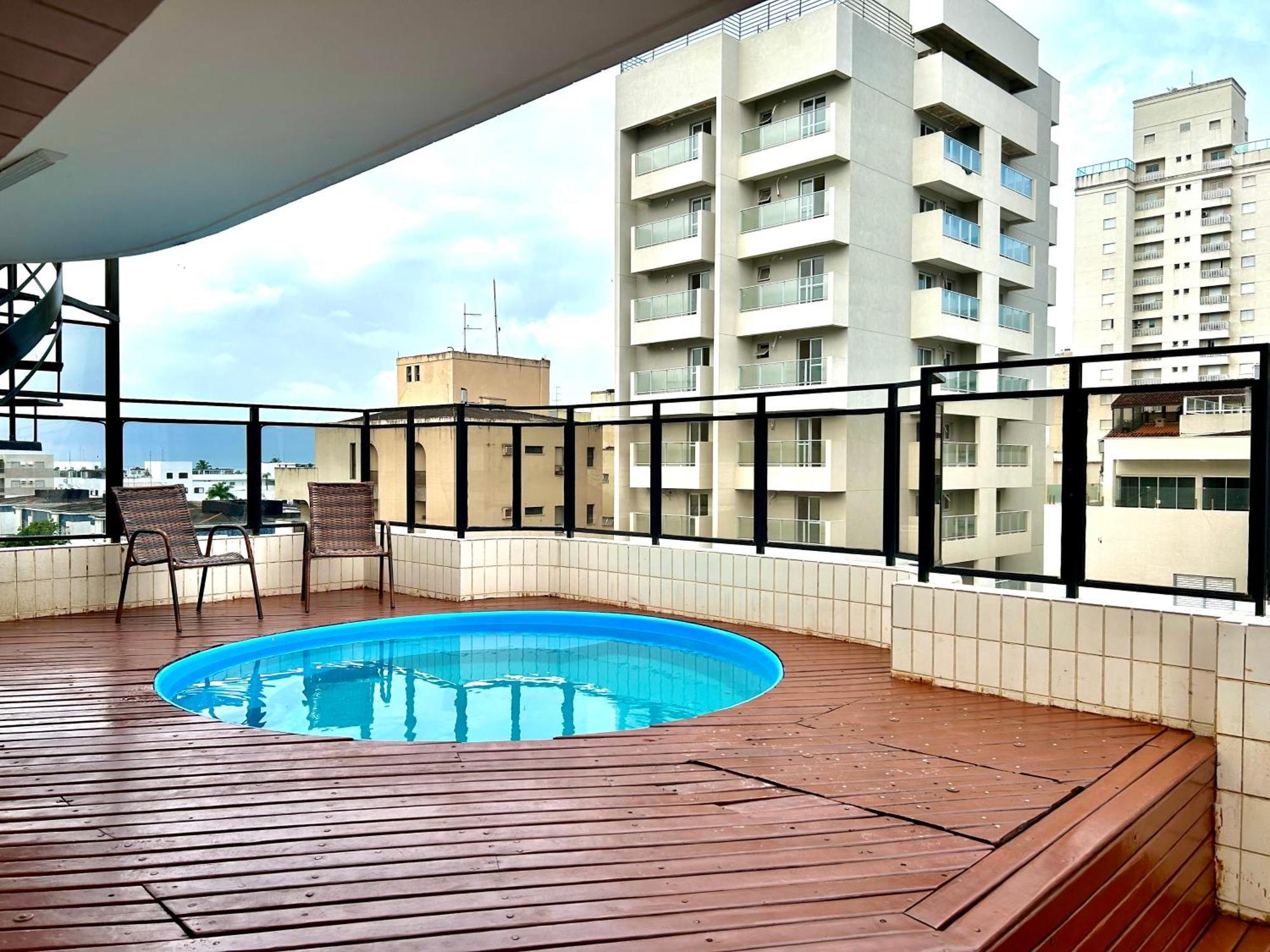 Cobertura Guaruja Churrasqueira E Piscina Privativas Zewnętrze zdjęcie